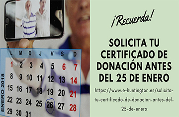 Lee más sobre el artículo Solicita tu certificado de donación antes del 25 de Enero.