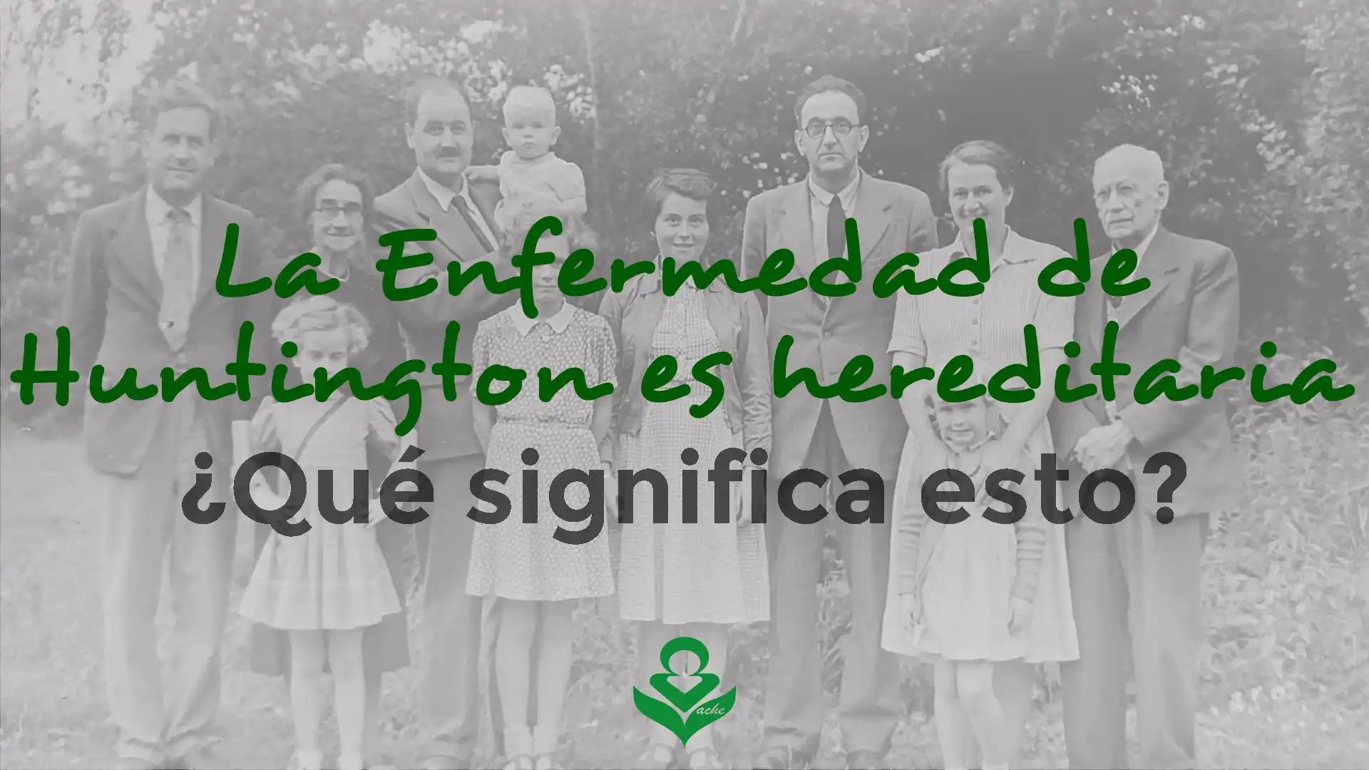 Lee más sobre el artículo La Enfermedad de Huntington es hereditaria… ¿Qué significa esto?