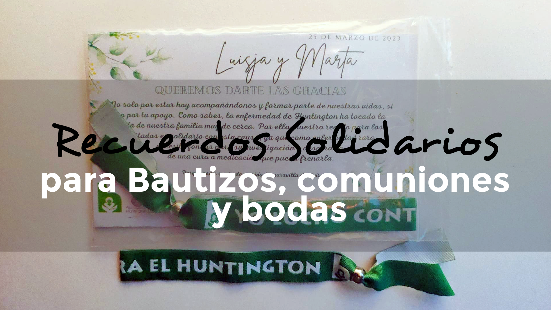 En este momento estás viendo Recuerdos Solidarios para bodas, comuniones y bautizos